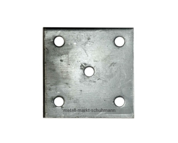 Ankerplatte Stahl 120 x 120 x 6 mm (5B)