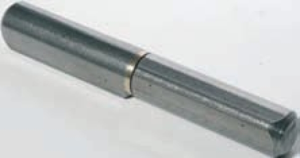 V2A Anschweißband 2-teilig mit Flachkopf, Länge 120 mm
